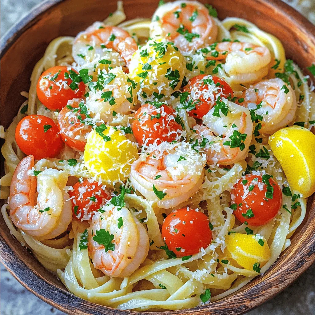 Garlic Shrimp Pasta Flavorful and Quick Dinner Dish