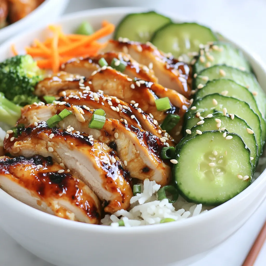 Korean BBQ Chicken Bowls Flavorful Home-Cooked Meal