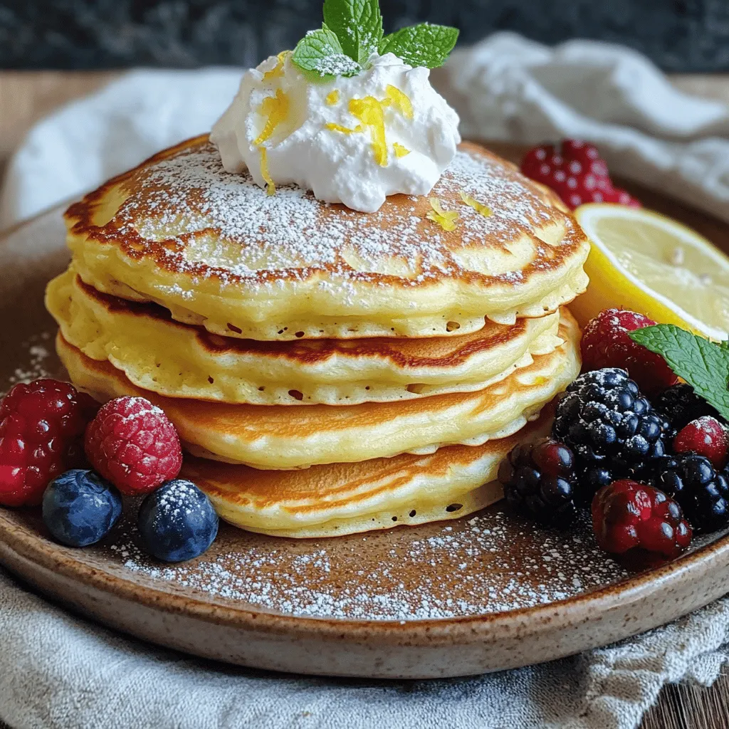 Easy Lemon Ricotta Pancakes Light and Fluffy Delight