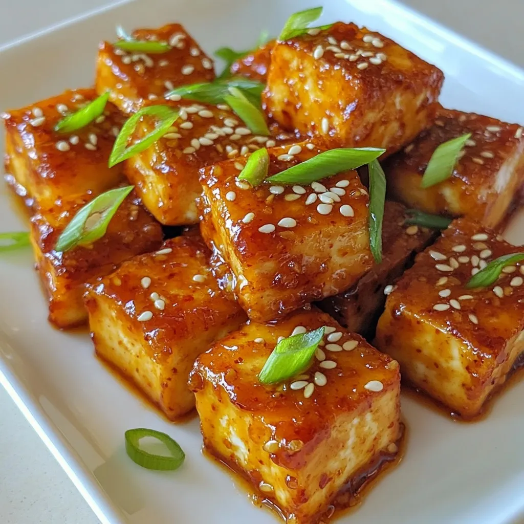 Sweet Chili Garlic Tofu Flavorful and Simple Recipe
