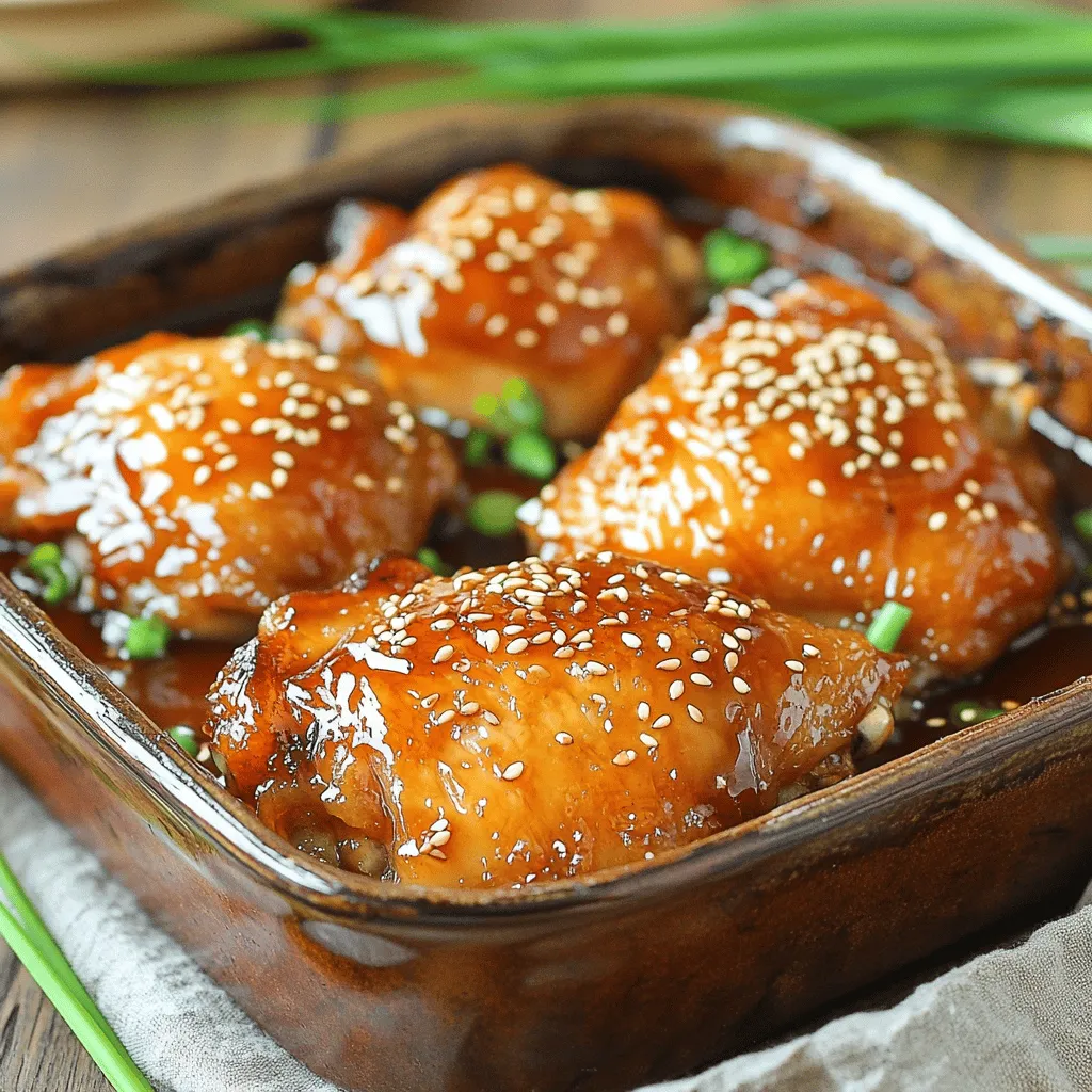 Baked Teriyaki Chicken Thighs Flavorful and Easy Recipe