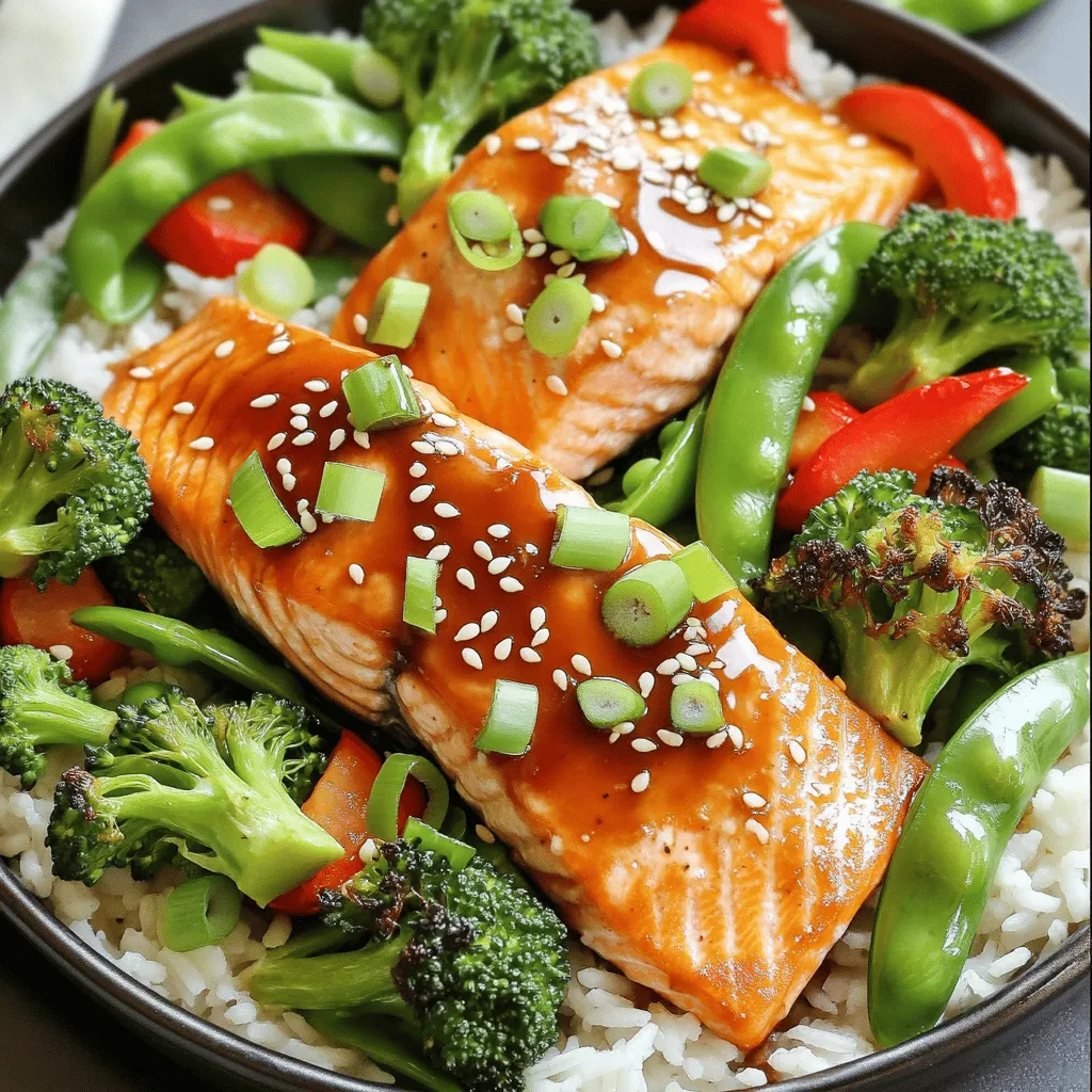 Sheet-Pan Teriyaki Salmon Bowls Easy and Flavorful Meal
