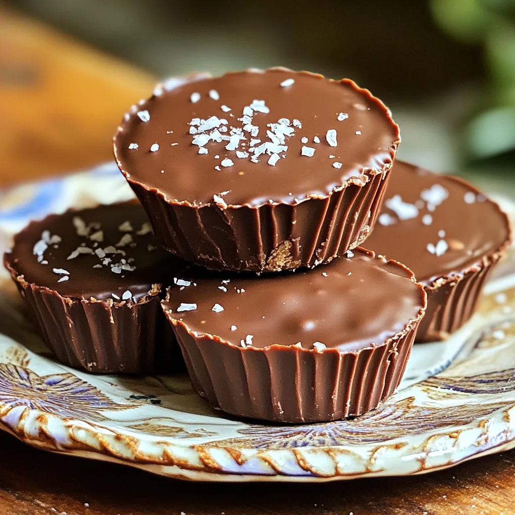 No Bake Chocolate Almond Butter Cups Delightful Treat