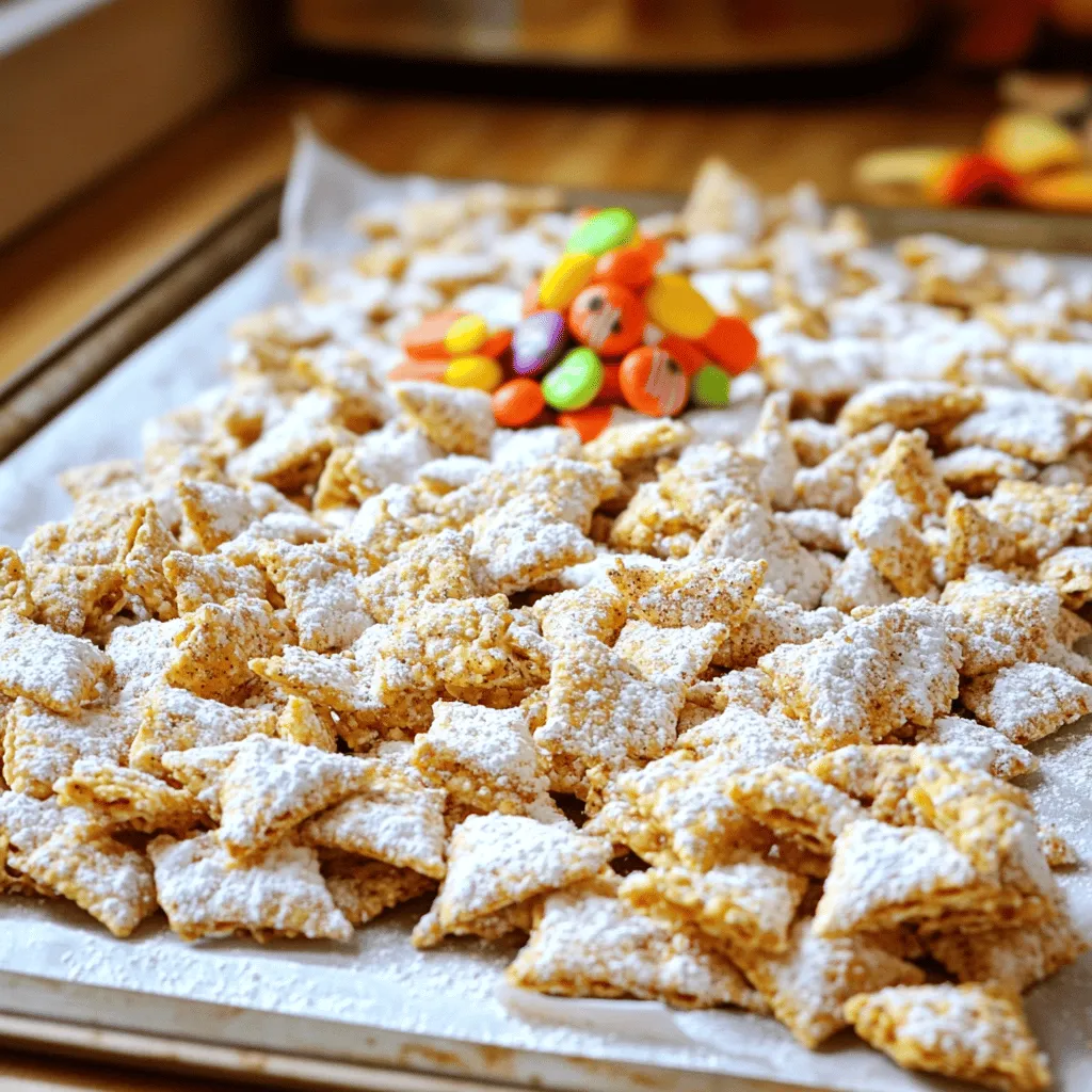 Pumpkin Spice Puppy Chow Irresistibly Tasty Treat