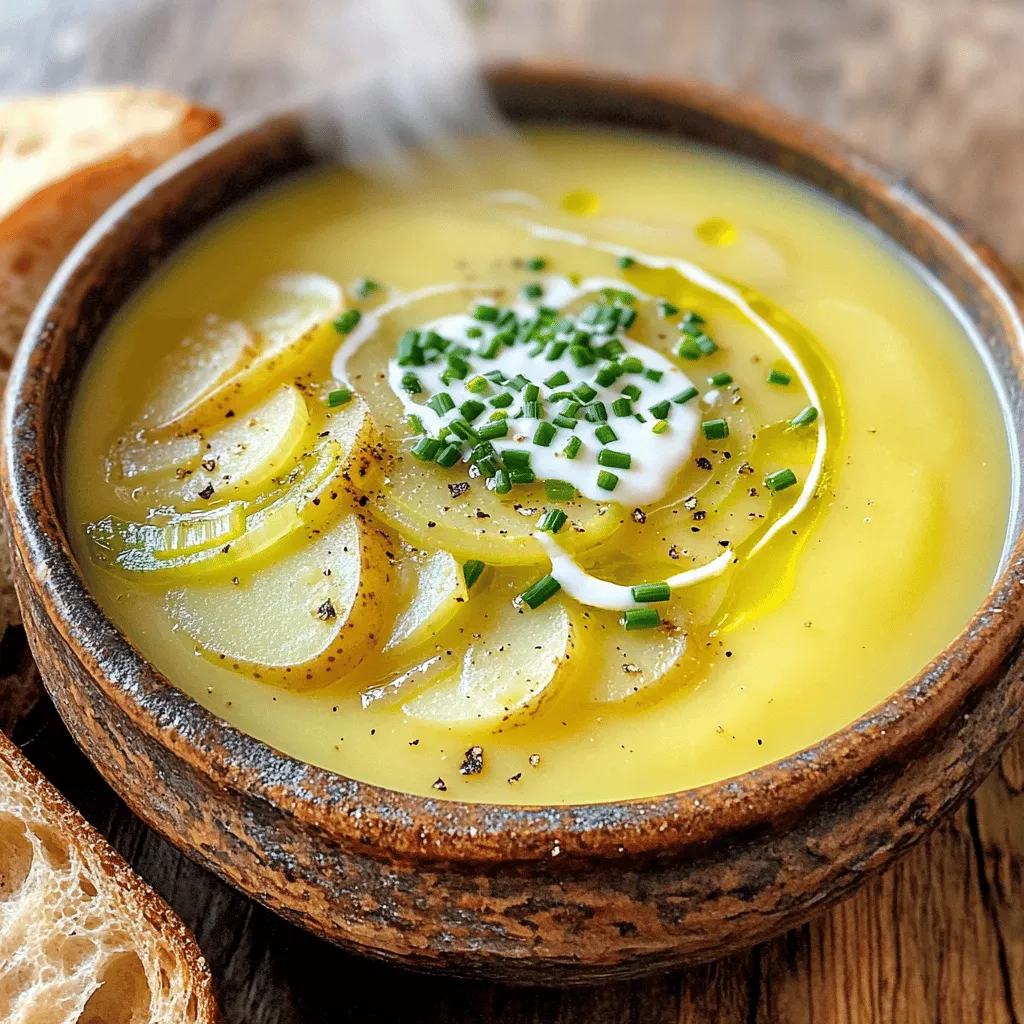 Creamy Potato Leek Soup Slow Cooker Easy Comfort Dish
