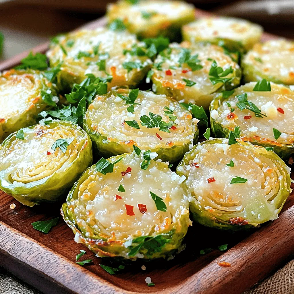 Crispy Garlic Parmesan Brussels Sprouts Simple Recipe