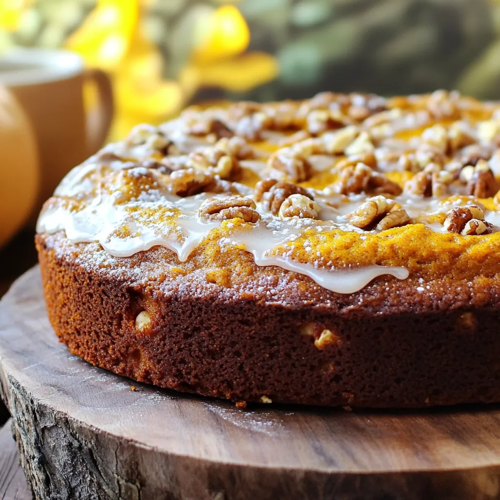 Pumpkin Spice Latte Coffee Cake Delightful Recipe
