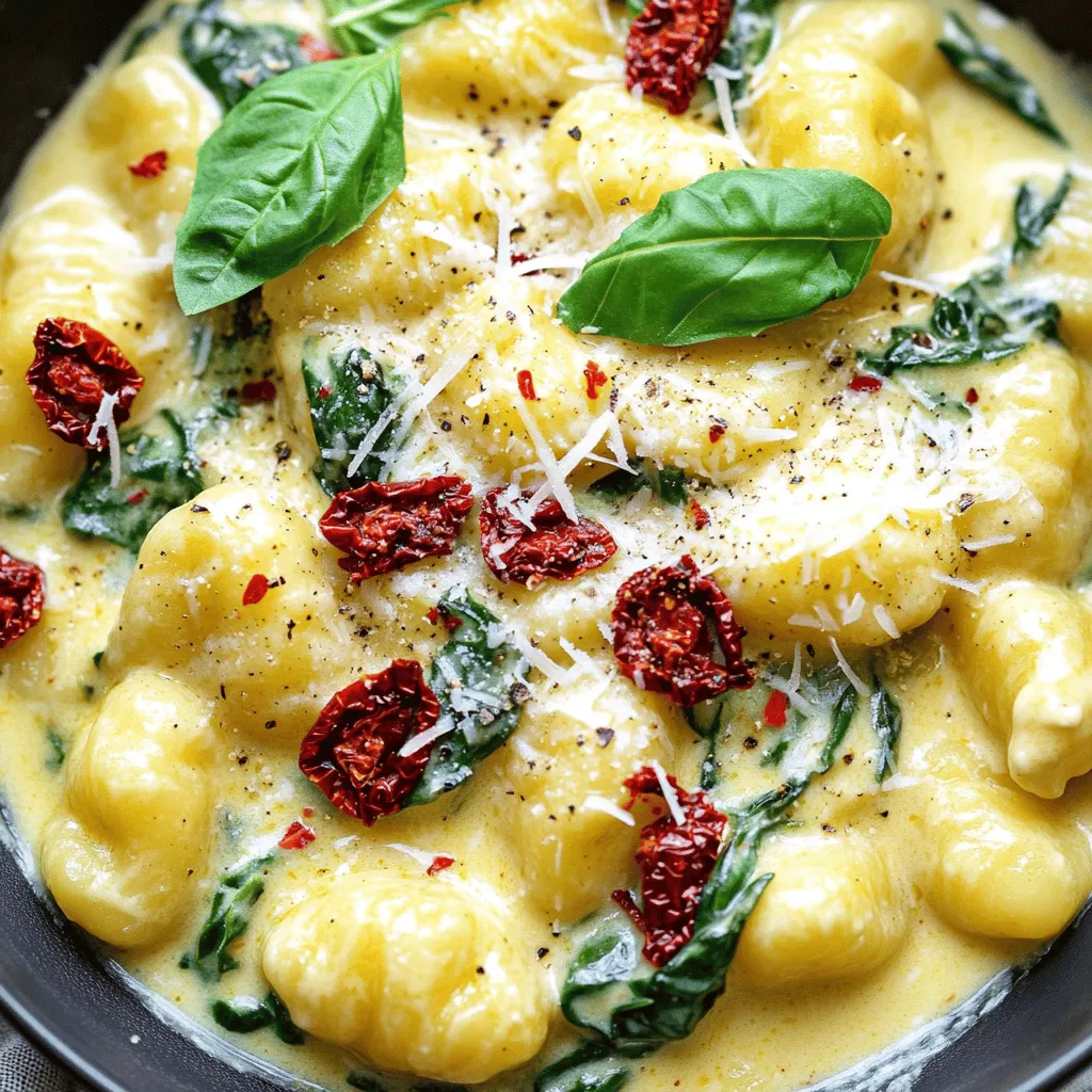 Creamy Sun-Dried Tomato Gnocchi Flavorful Dinner Delight