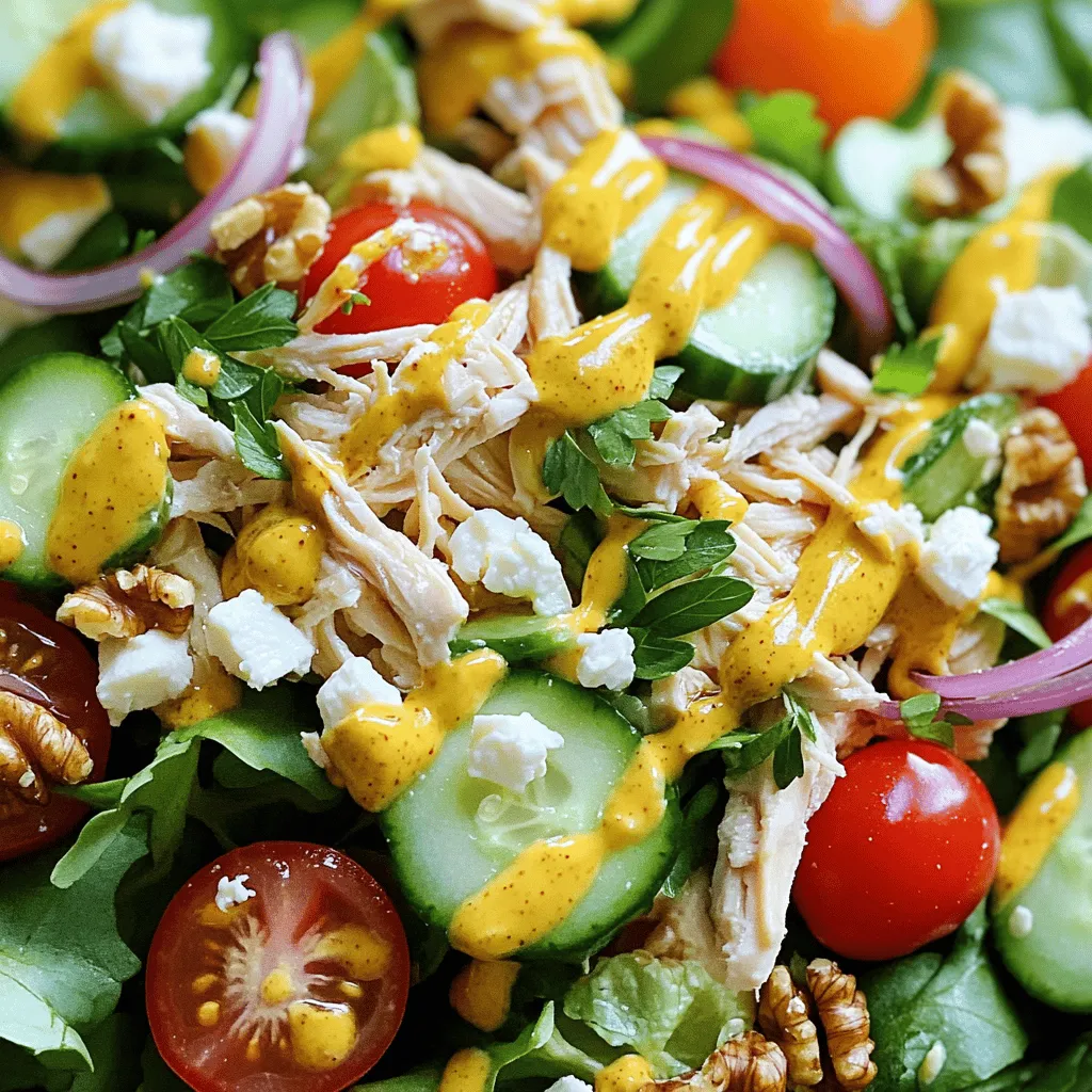 Honey Mustard Chicken Salad Fresh and Tasty Meal