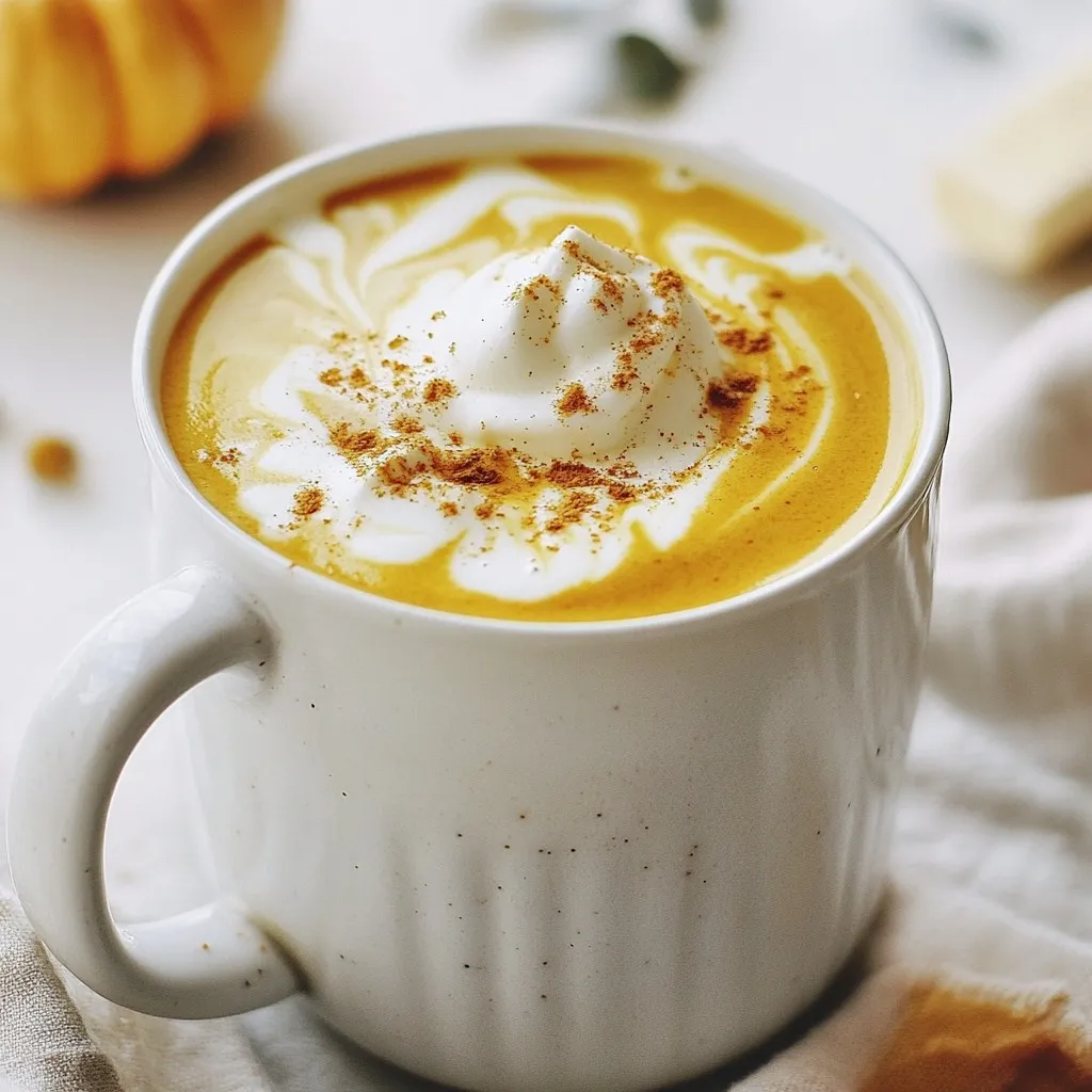 Vegan Pumpkin Spice Latte Rich and Creamy Delight