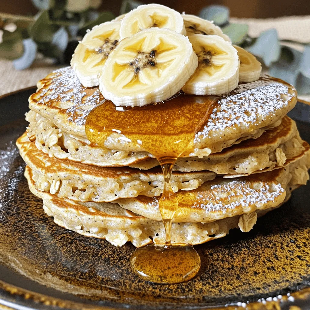 Banana Oatmeal Pancakes Simple and Tasty Recipe