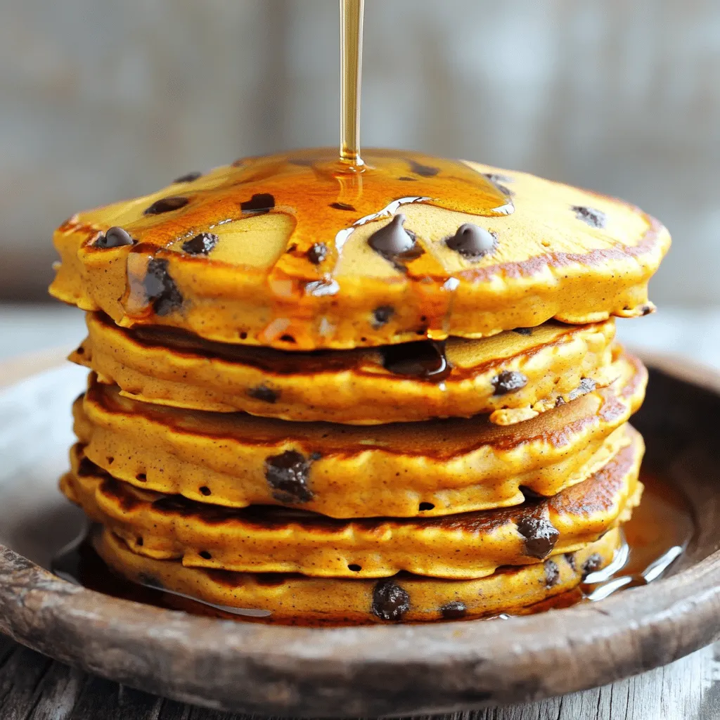 Chocolate Chip Pumpkin Pancakes Delightful Breakfast Treat