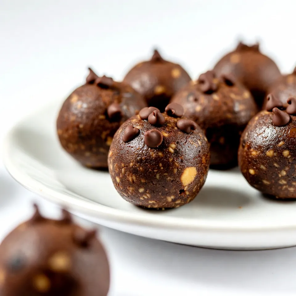 Chocolate Peanut Butter Energy Balls Healthy Snack Idea