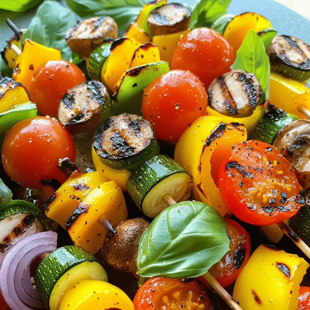 Grilled Vegetable Skewers Flavorful and Easy Recipe