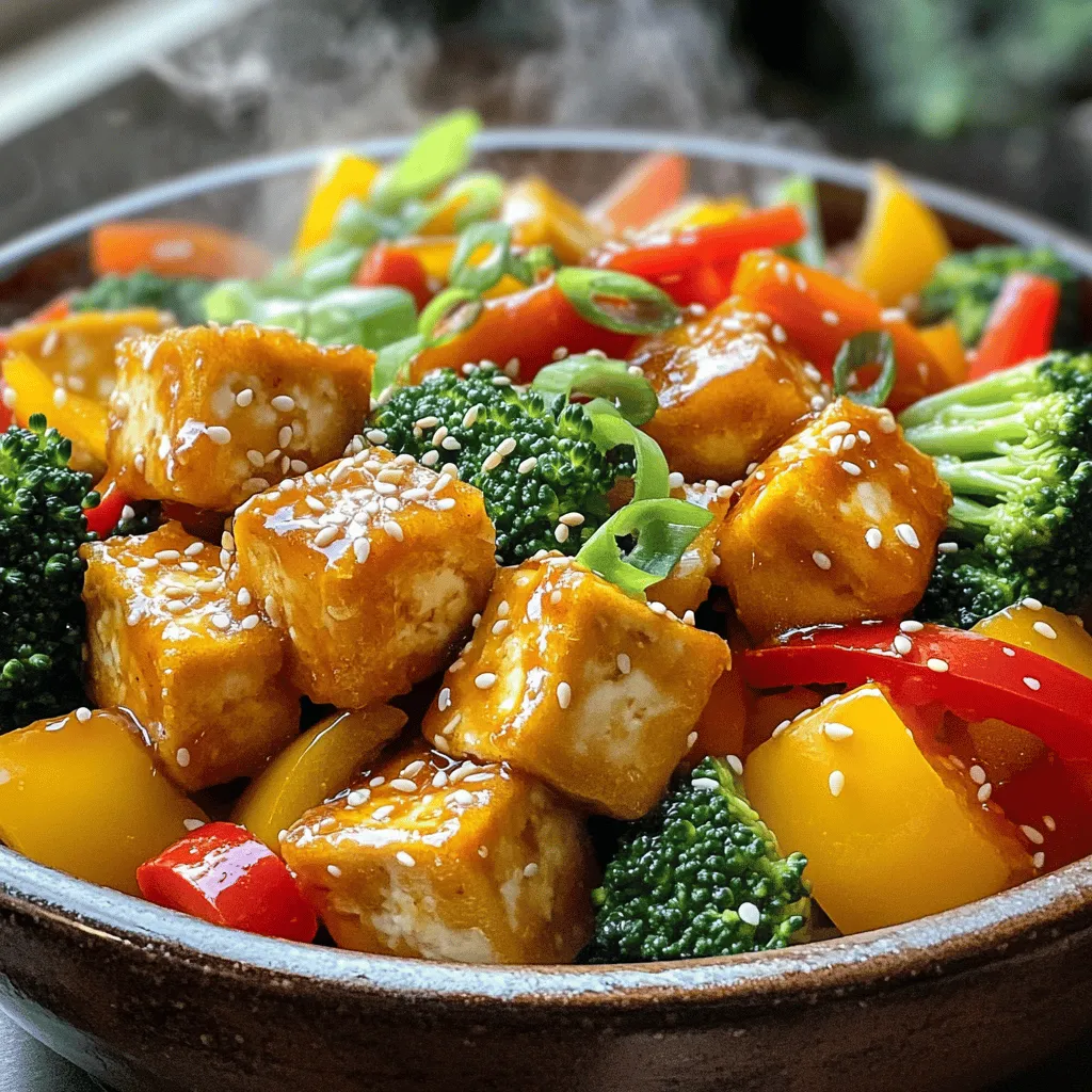 Chili Garlic Tofu Stir Fry Quick and Flavorful Meal