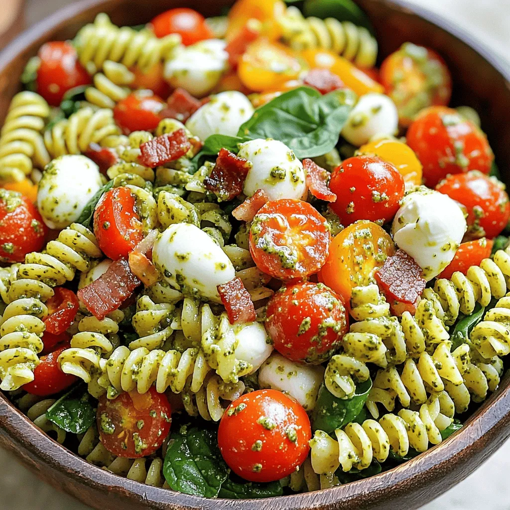Creamy Pesto Pasta Salad Savory and Wholesome Dish