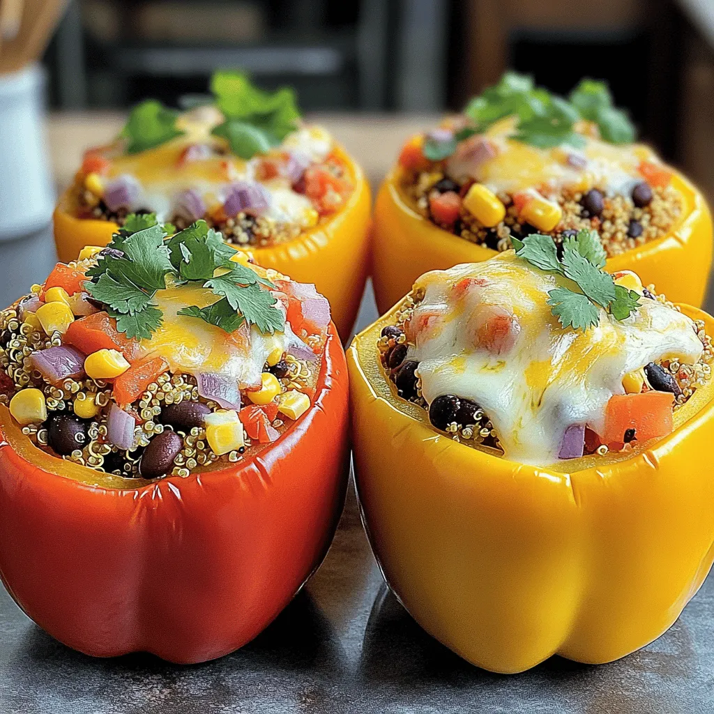 Veggie Stuffed Bell Peppers Healthy and Flavorful Dish