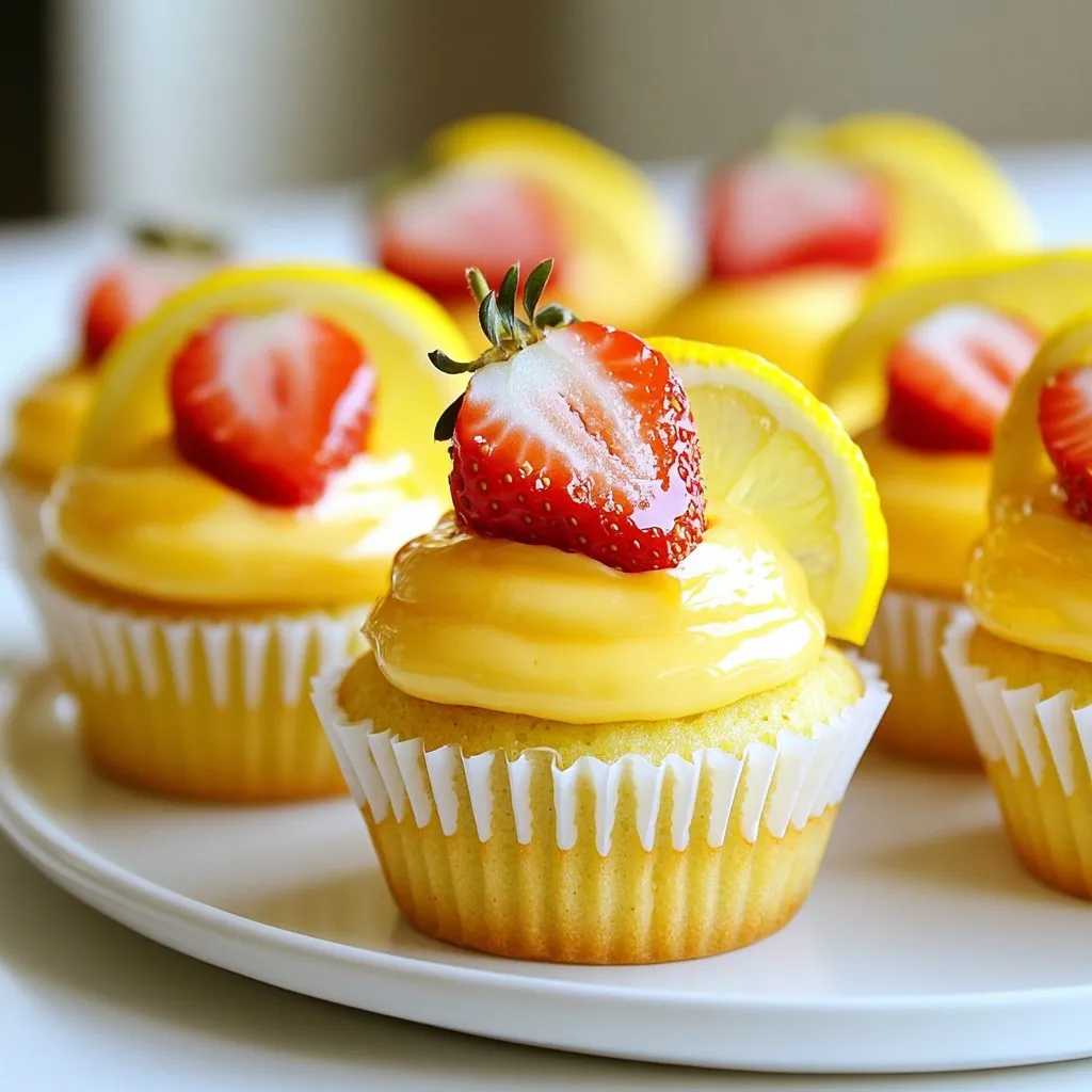 Strawberry Lemonade Cupcakes Tangy and Sweet Delight