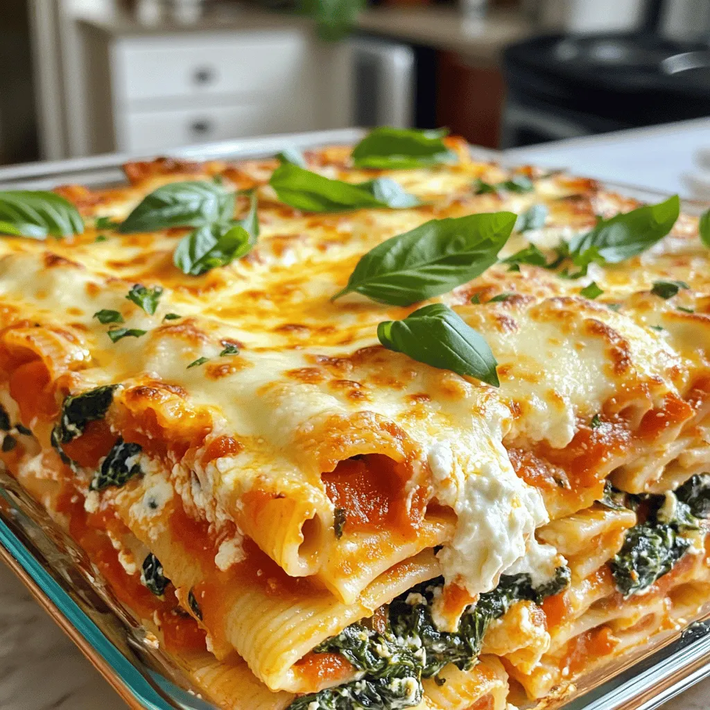 Baked Ziti with Spinach Flavorful and Simple Dish