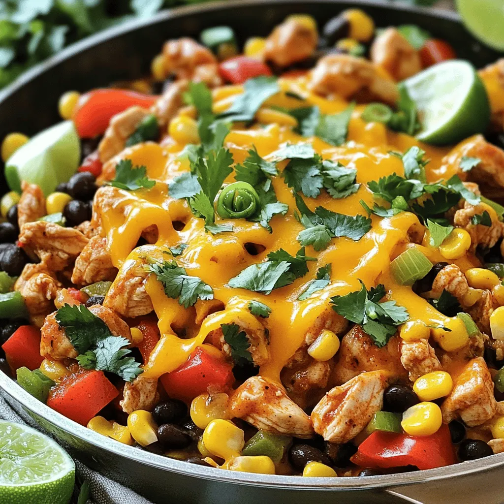 Tex Mex Chicken Skillet Flavorful Weeknight Meal
