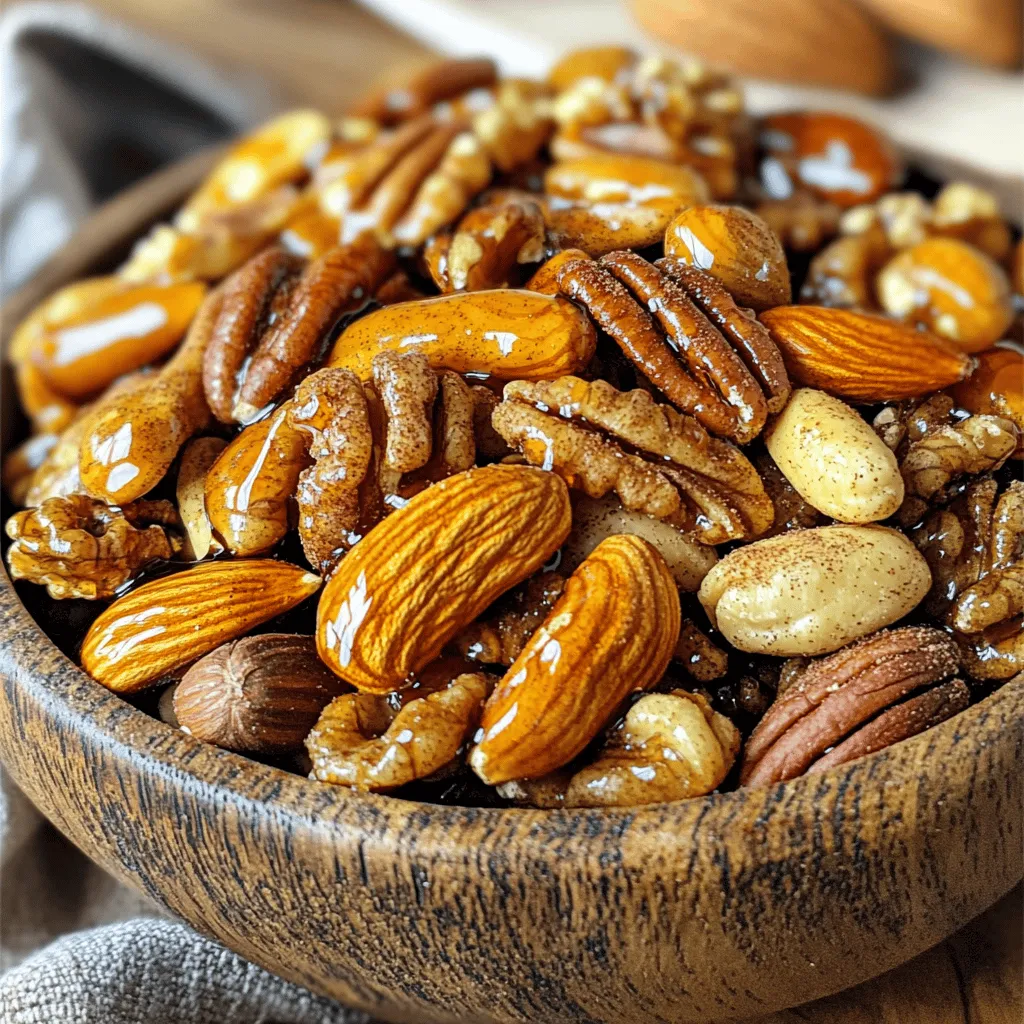 Maple Cinnamon Roasted Nuts Delightful Snack Recipe