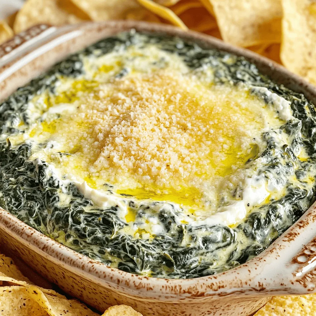 Creamy Parmesan Spinach Dip Delight for Any Gathering