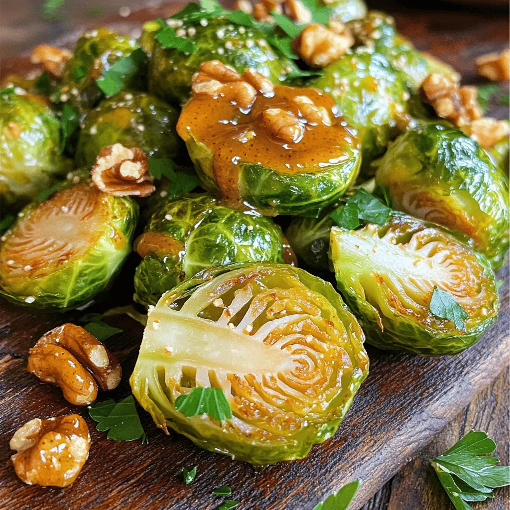 Honey Mustard Brussels Sprouts Flavorful Healthy Dish