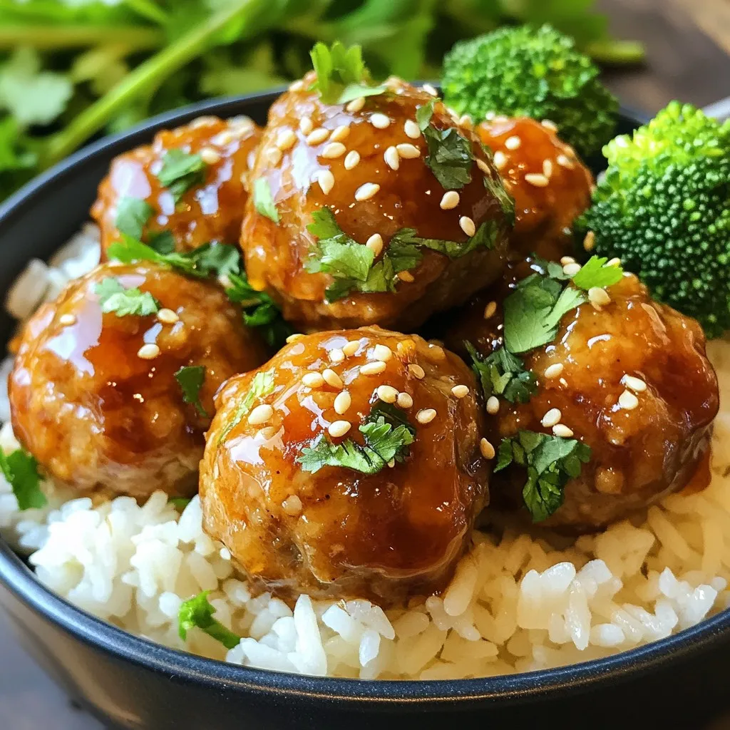 Teriyaki Turkey Meatballs Flavorful and Simple Dish