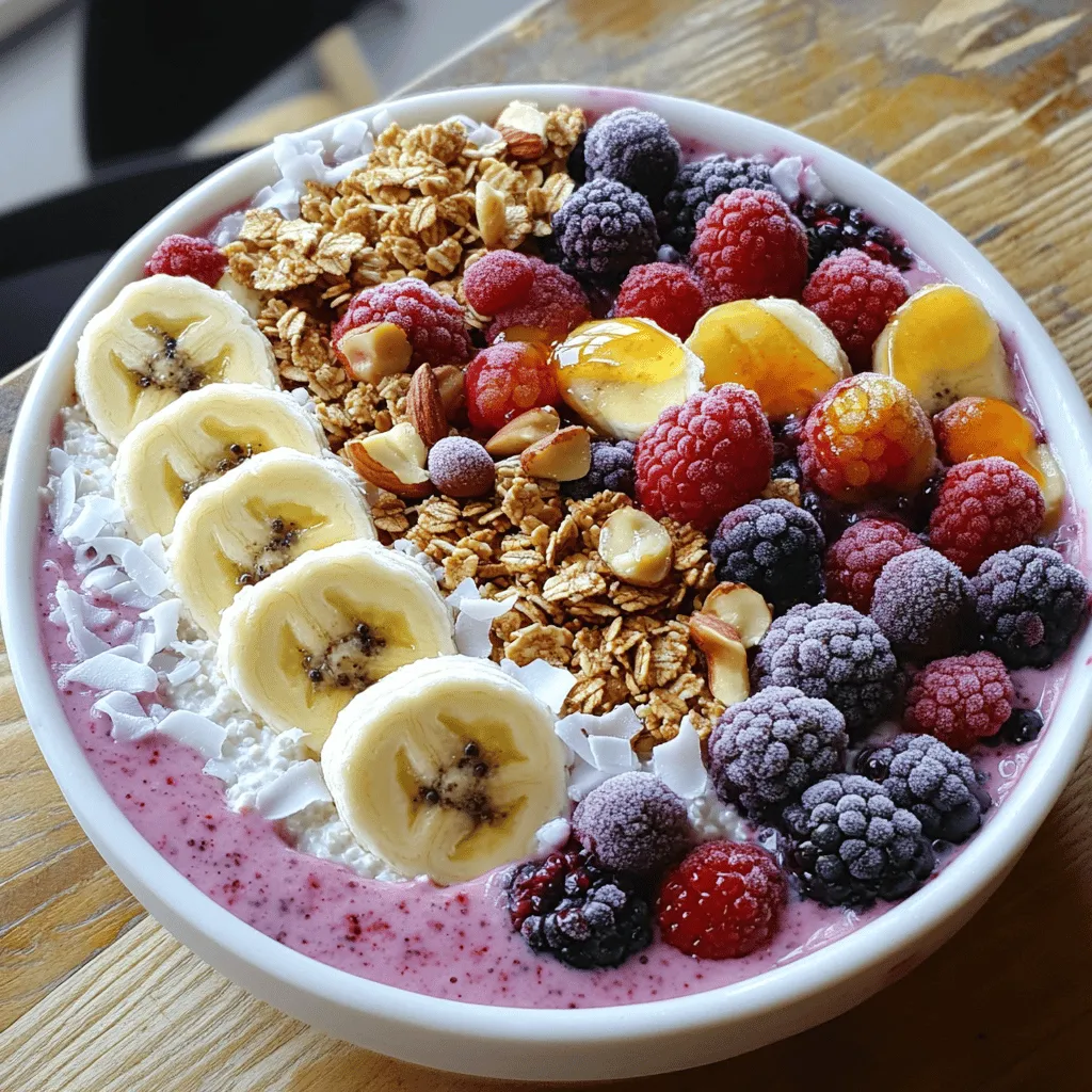 Cottage Cheese Smoothie Bowl Protein Packed Delight