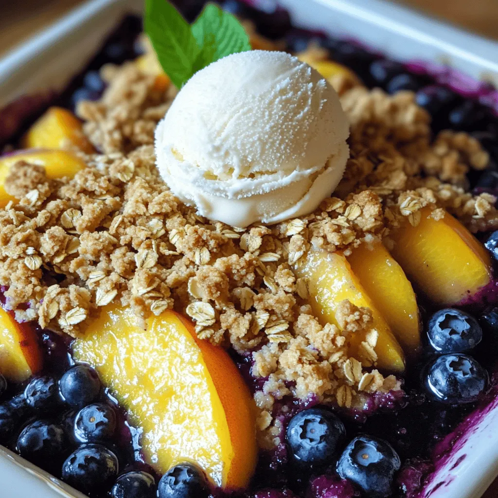 Blueberry Peach Crisp Delightful and Easy to Make