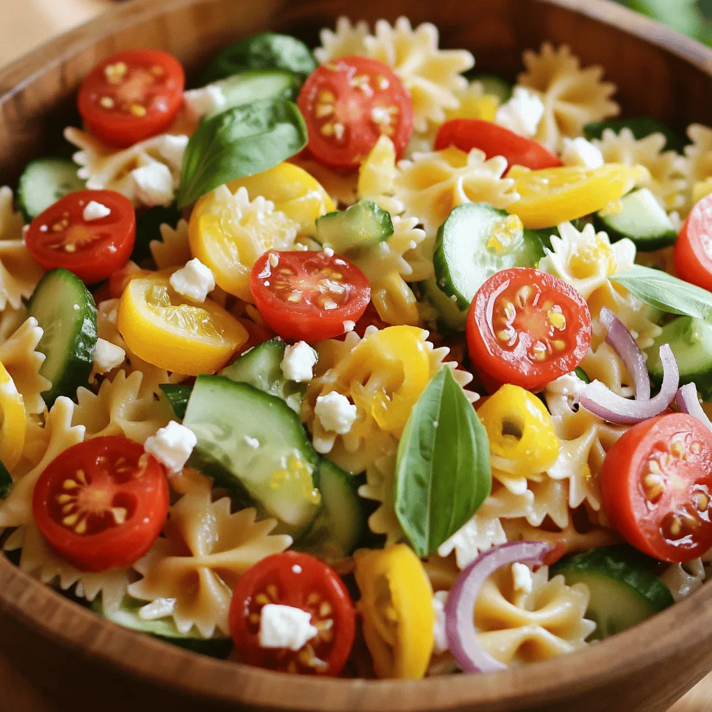 Lemon Basil Pasta Salad Fresh and Flavorful Dish