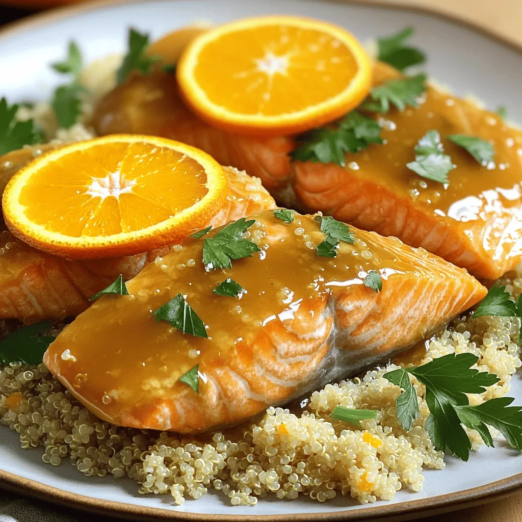 Orange Glazed Salmon Savory and Simple Recipe
