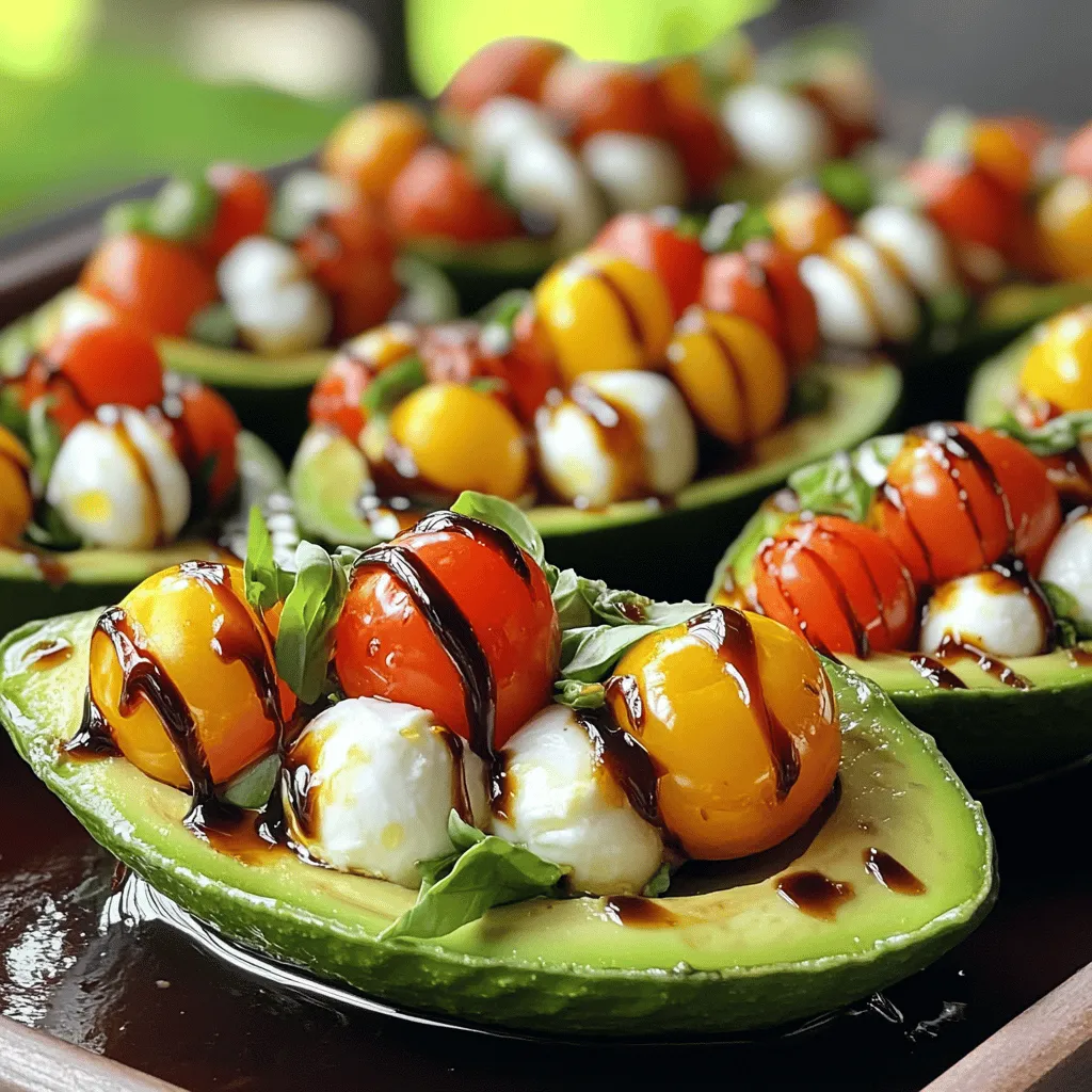 Caprese Stuffed Avocados Tasty and Simple Recipe