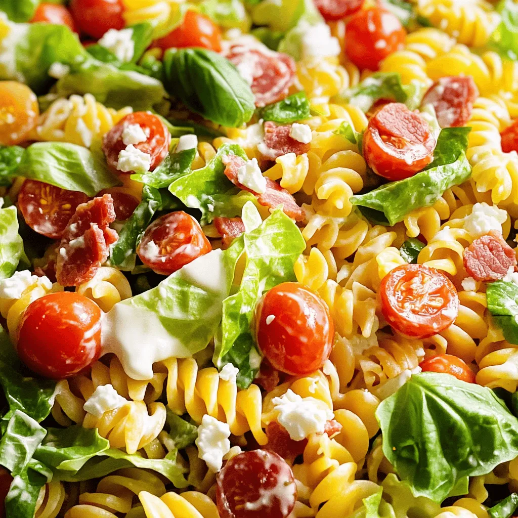 BLT Pasta Salad Flavorful and Fresh Summer Side