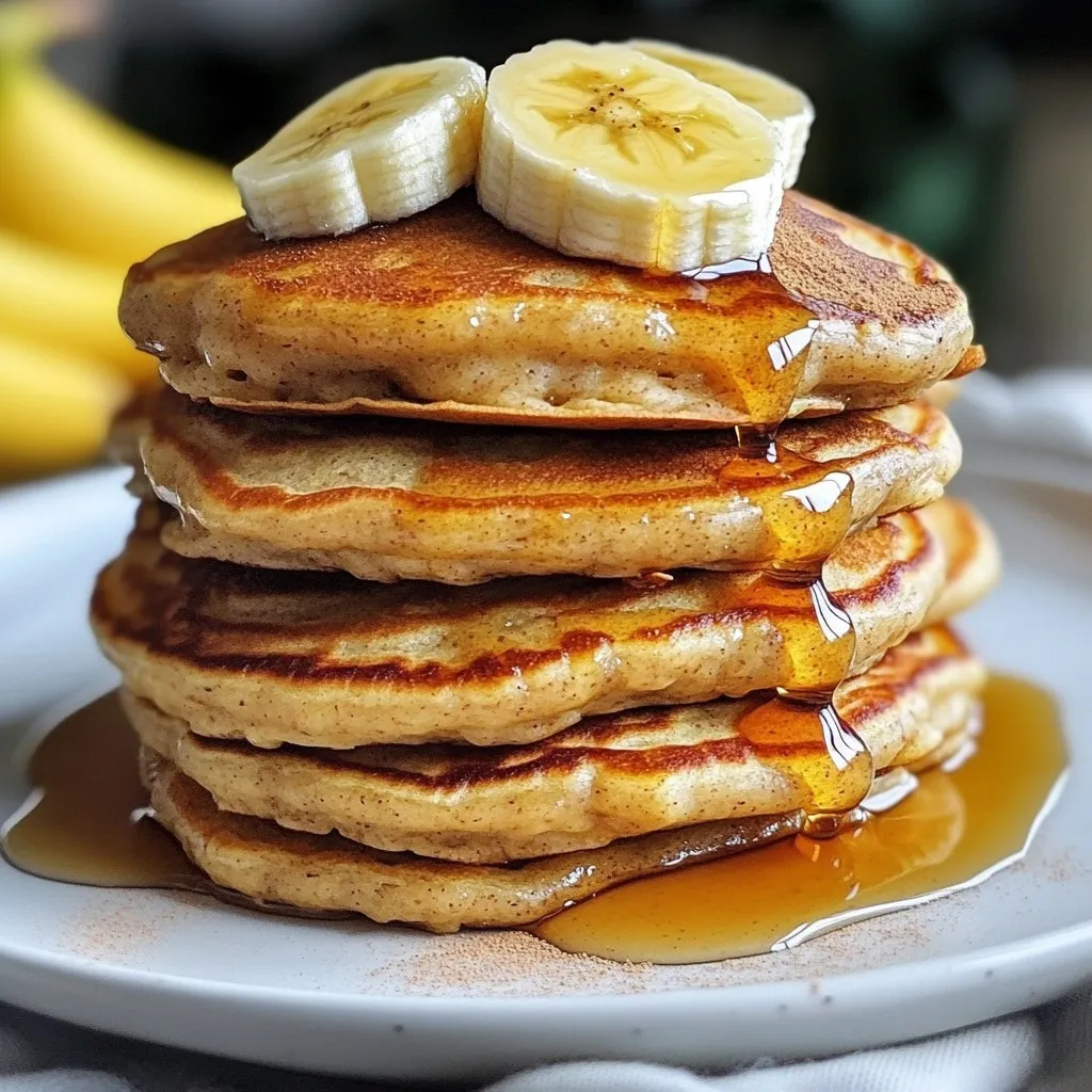 One-Bowl Banana Oat Pancakes Easy and Tasty Recipe
