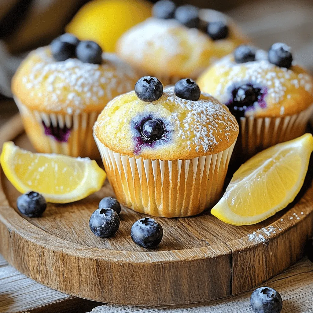 Blueberry Lemon Muffins Flavorful and Simple Recipe