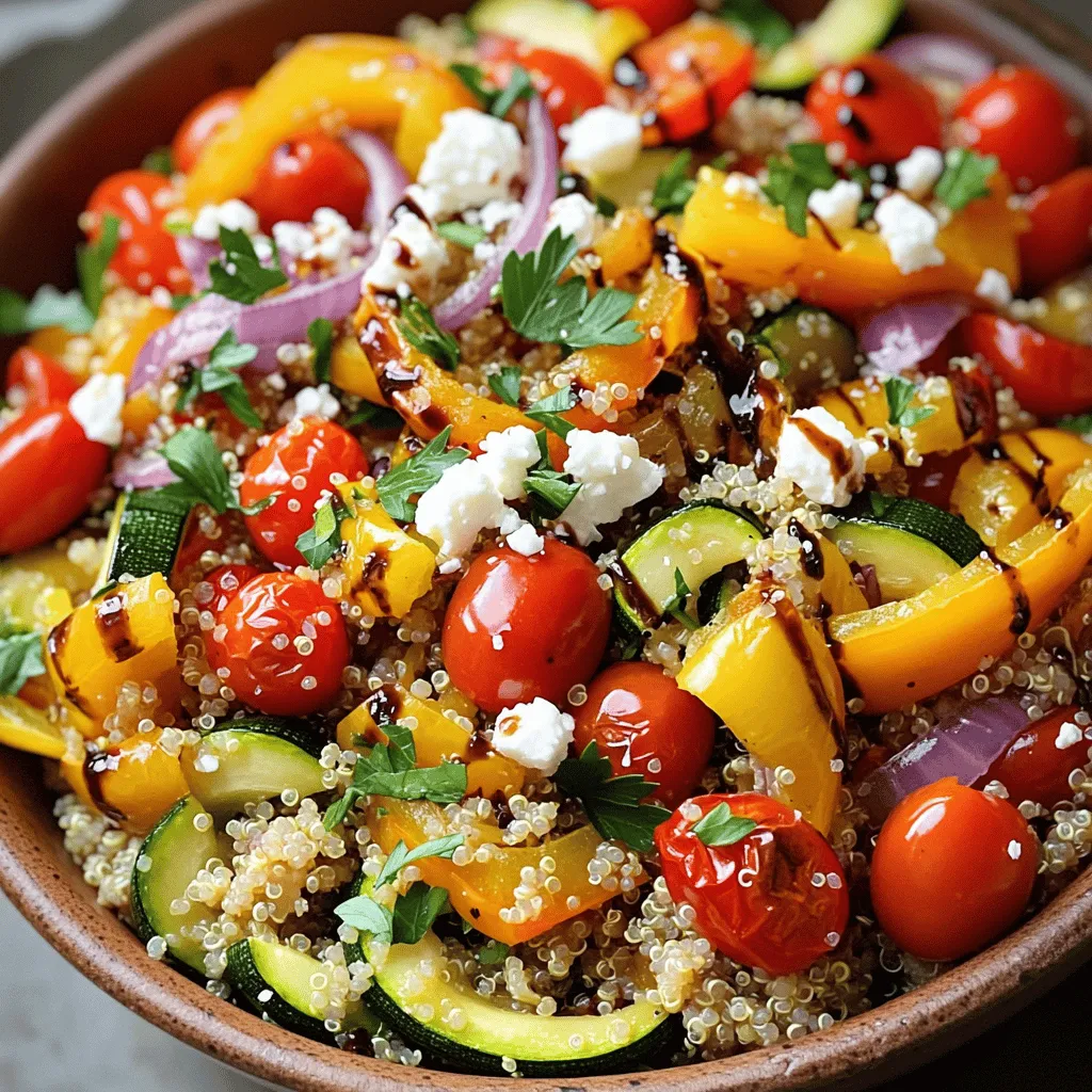 Roasted Vegetable Quinoa Salad Flavorful and Fresh Meal
