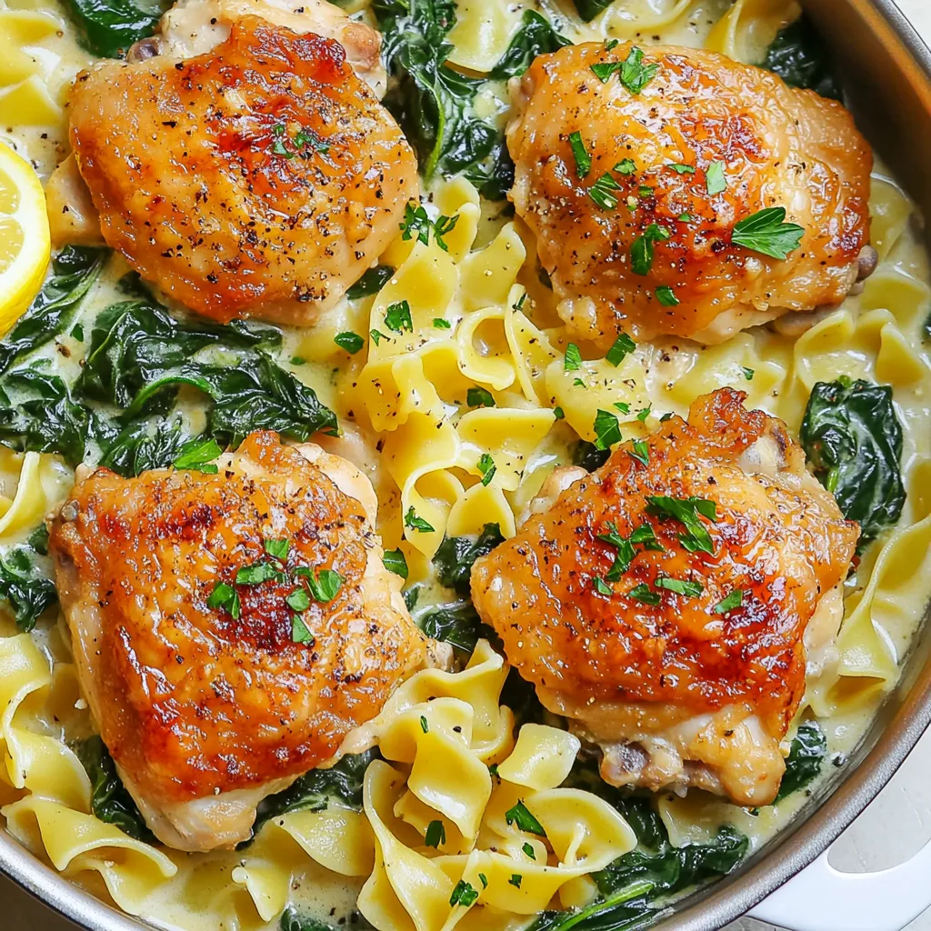 One-Pan Chicken &#038; Buttered Noodles Quick Dinner Solution