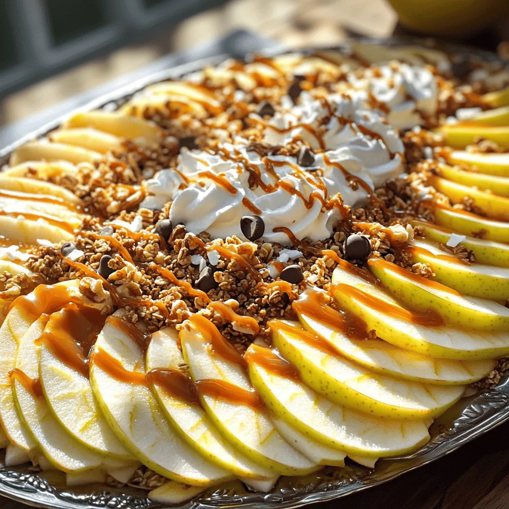 Caramel Apple Nachos Deliciously Simple Treat