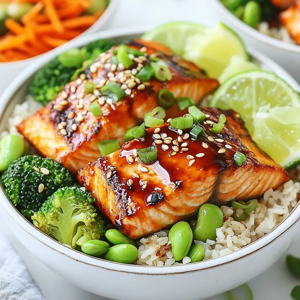 Honey Sriracha Salmon Bowls Flavorful and Easy Meal