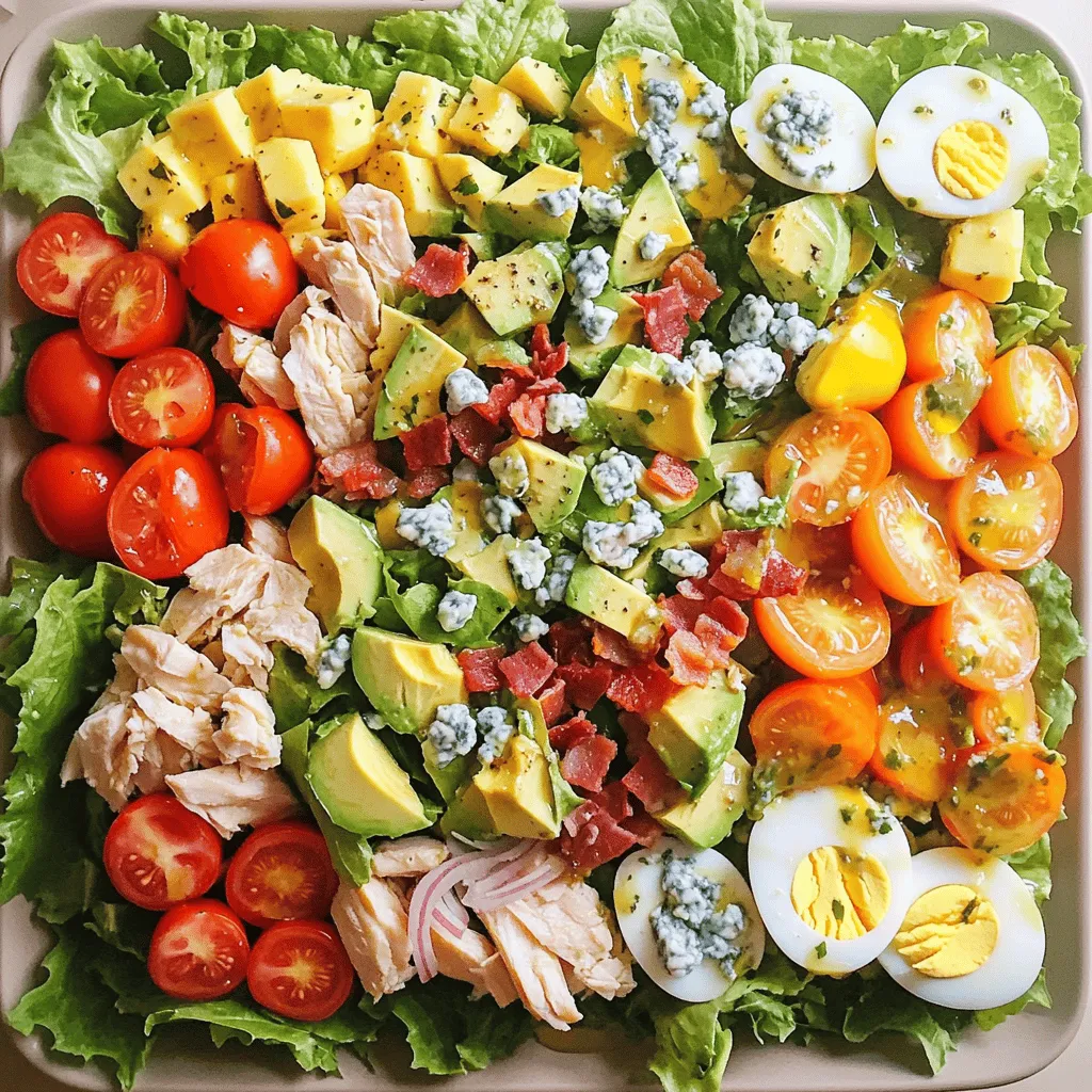 Classic Cobb Salad Fresh and Flavorful Classic Dish