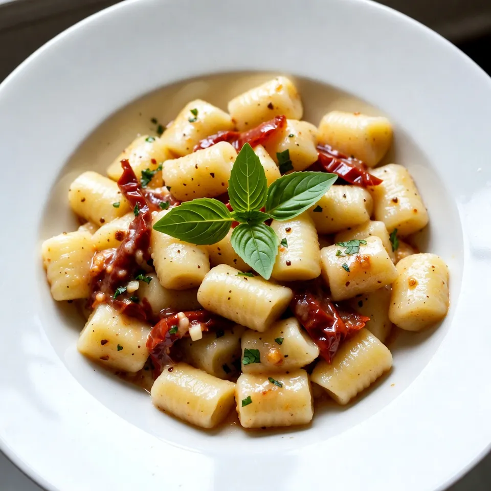 Creamy Sun-Dried Tomato Gnocchi Flavorful Delight