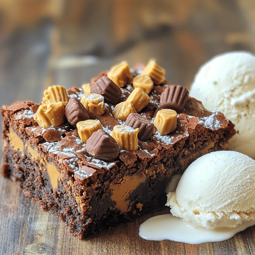 Peanut Butter Cup Brownies Indulgent and Simple Treat