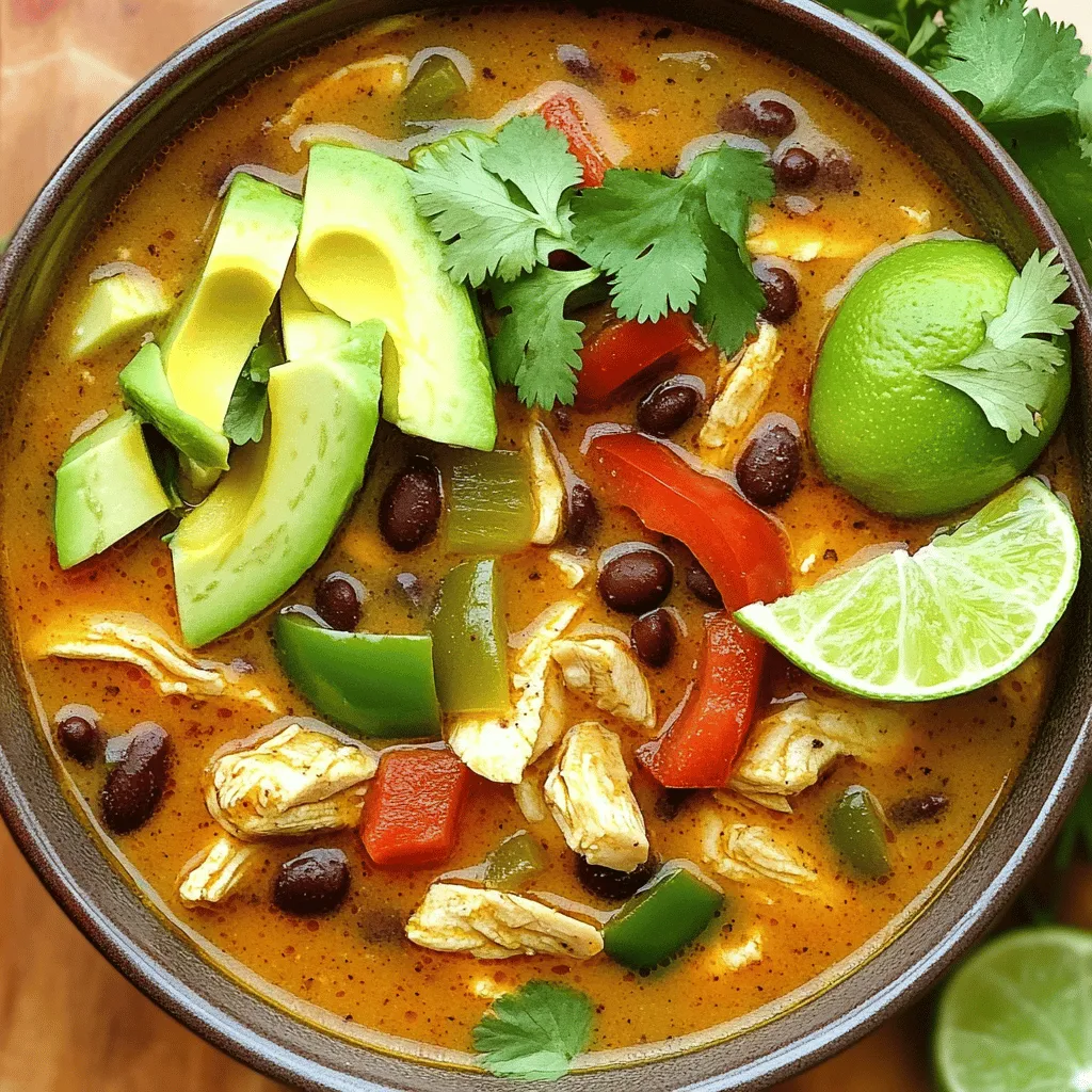 Southwest Chicken Soup Hearty and Flavorful Recipe