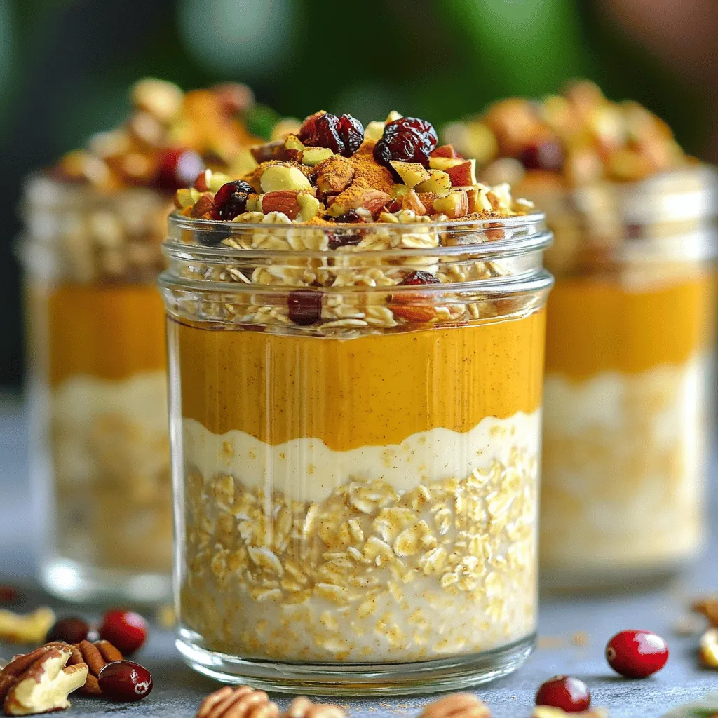 Pumpkin Spice Overnight Oats Easy and Delicious Recipe