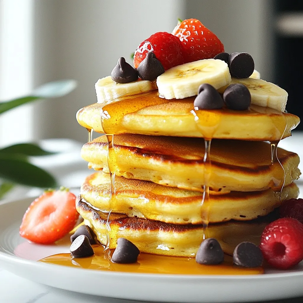 Chocolate Chip Banana Pancake Skewers Delightful Treat