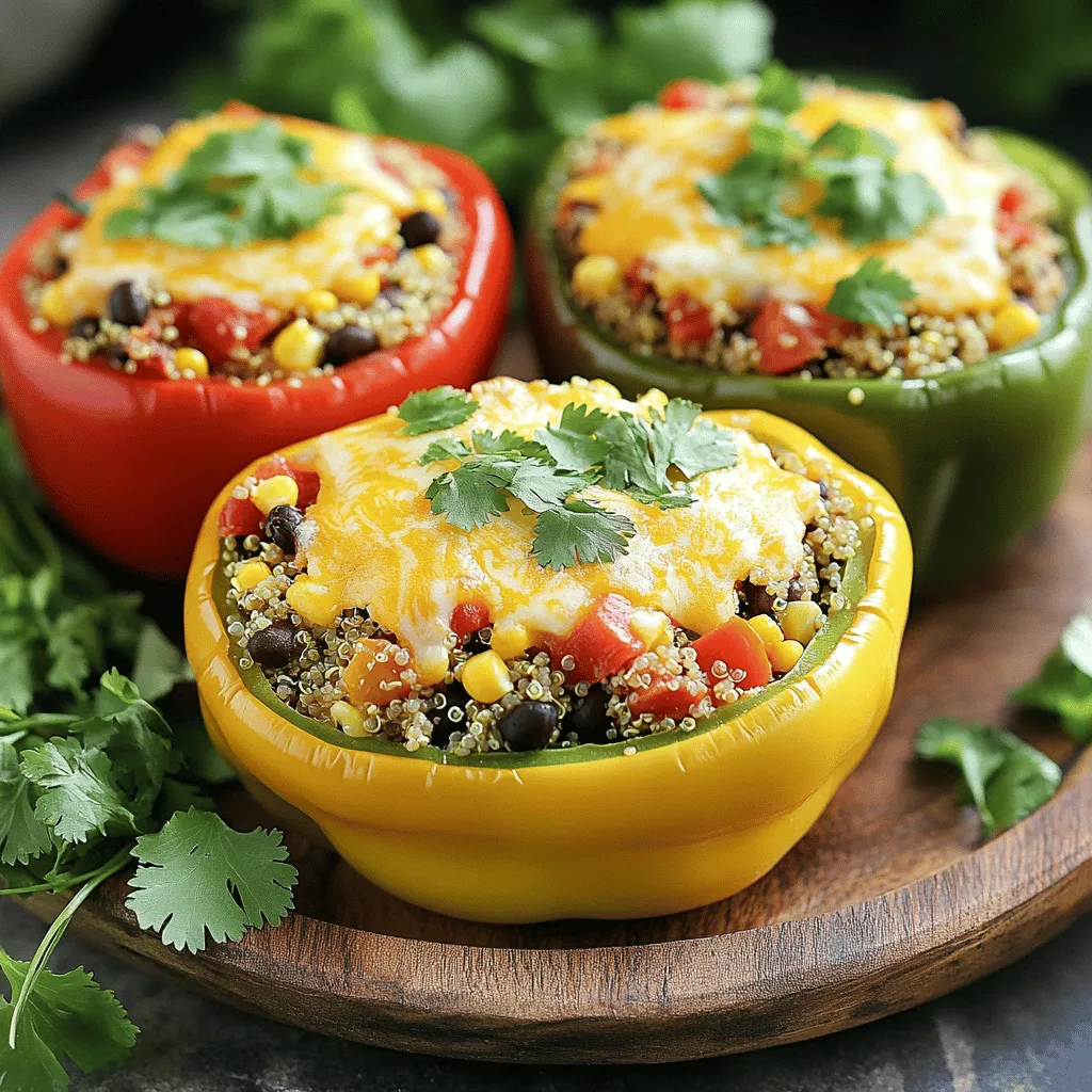 Stuffed Bell Pepper Boats Savory and Simple Dinner