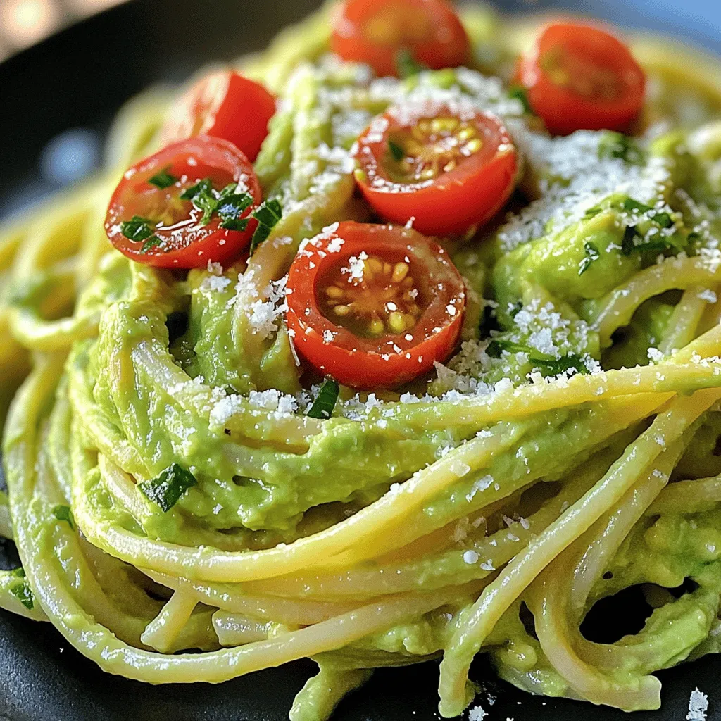 Creamy Avocado Pasta Flavorful and Simple Recipe