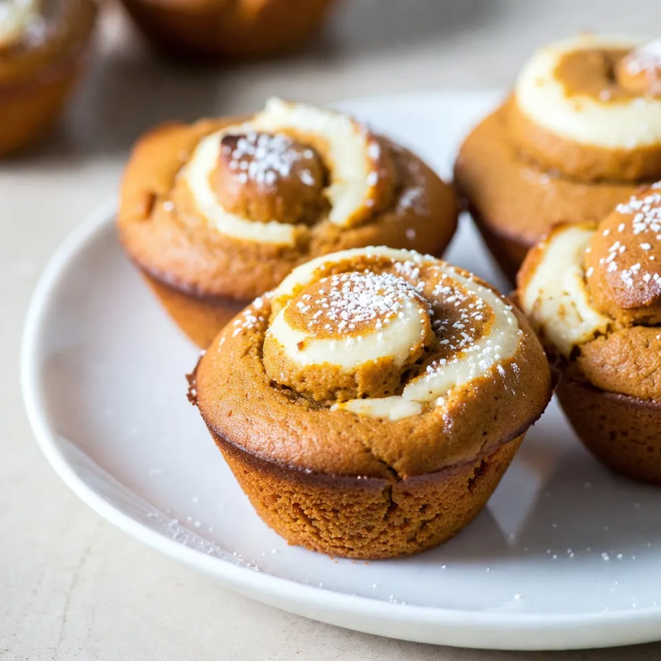 Pumpkin Cream Cheese Swirl Muffins Delightful Treat
