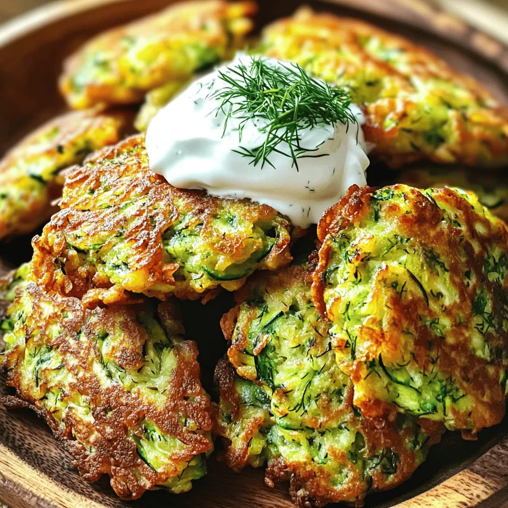 Zucchini Fritters Crunchy and Flavorful Delight